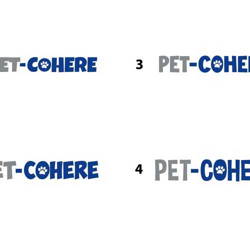 Create a Playful and Modern Logo for PET-COHERE, an E-Commerce Brand Focus on Pet Bonding. Design by nemanja YU