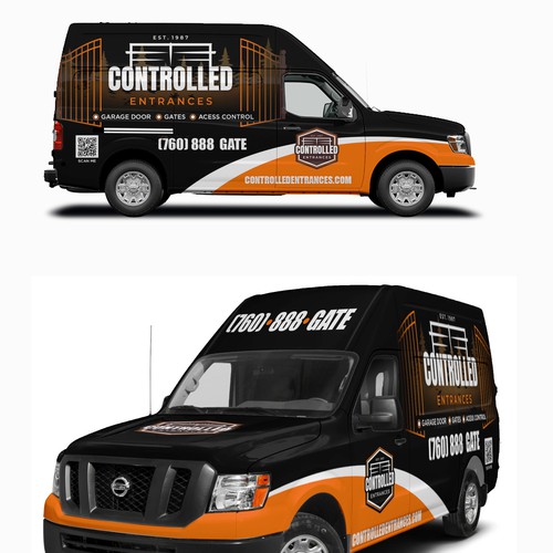 Eye Catching Van Wrap Design by Priyo