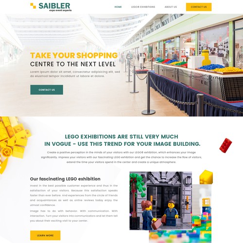 Web page design contest entry by Adventix