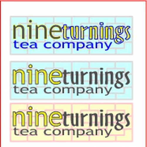 Tea Company logo: The Nine Turnings Tea Company Réalisé par F D Long Jr.