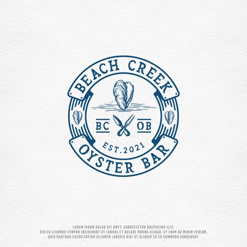 Design di Oyster Bar logo di Macroarto™