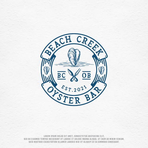 Oyster Bar logo Design by Macroarto™