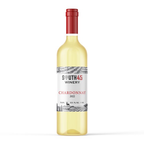Product label for Winery
