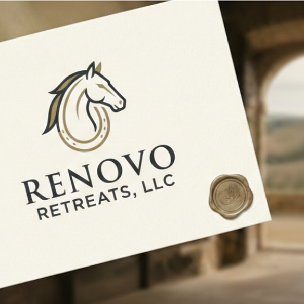 Minimalist, sophisticated logo design for a high-end travel company.