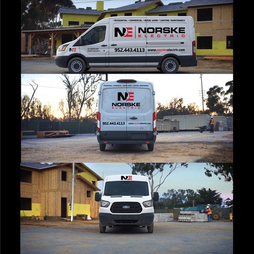 Van Wrap for Electrical Company - Logos and Specs attached! Design by Cristian.O