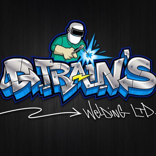 Create a graffiti masterpiece for dtrains welding | Logo design contest