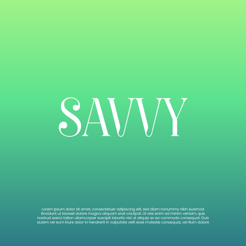 Design a Logo for Savvy, the Ultimate Lifestyle and Savings Brand Design by Hussein Taher