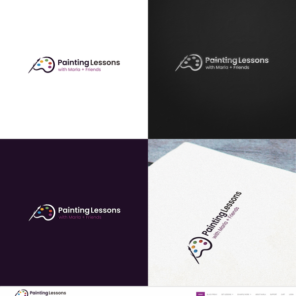 New Logo For Painting Lessons with Marla