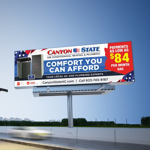 Design An Eye-Catching Billboard For An HVAC Company Design réalisé par SoftSkills