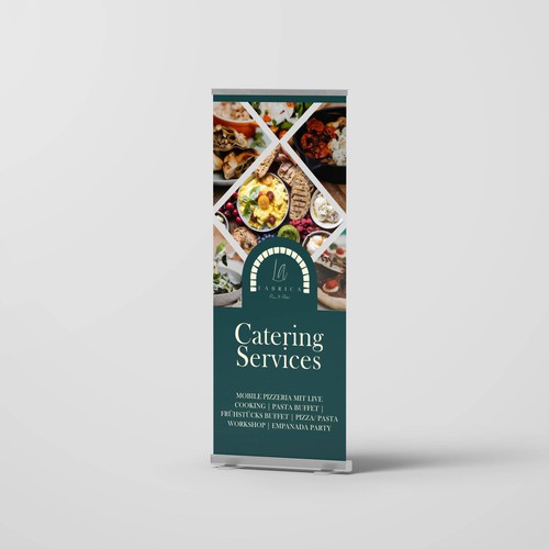 Roll-Up for special Catering Design by @rysmrn