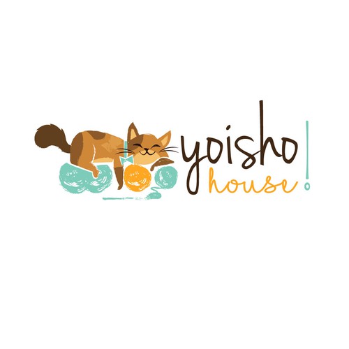 Cute, classy but playful cat logo for online toy & gift shop Ontwerp door lindalogo
