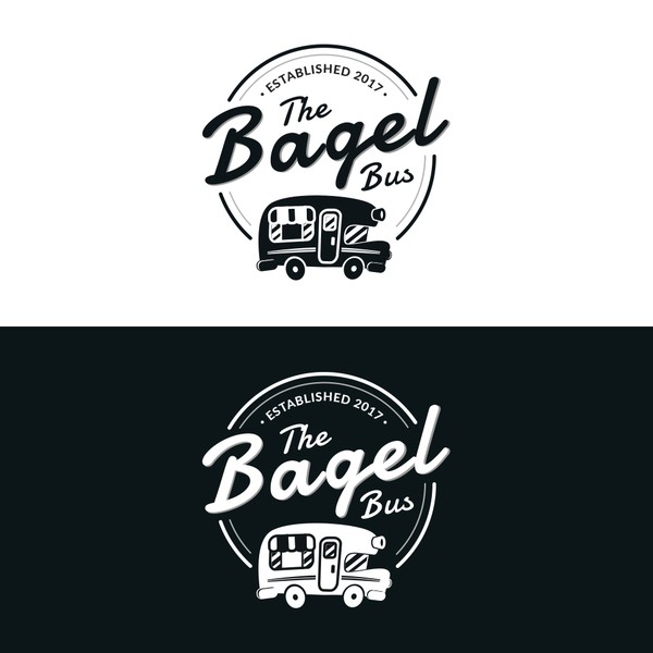 Logo Concept for The Bagel Bus