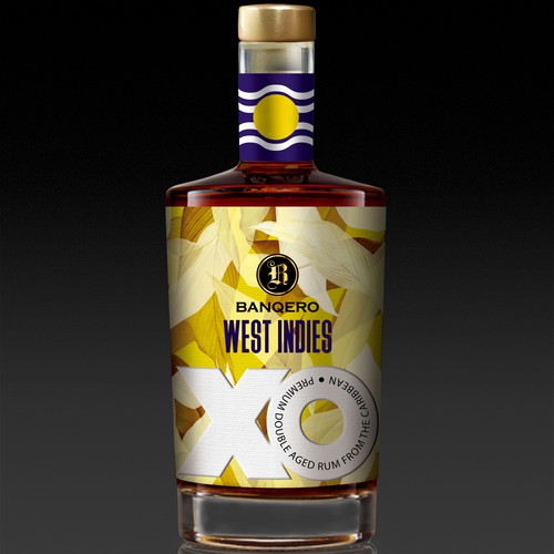 Design the labels of a whole new range of double aged RUM from the CARIBBEAN Diseño de Debdutta*