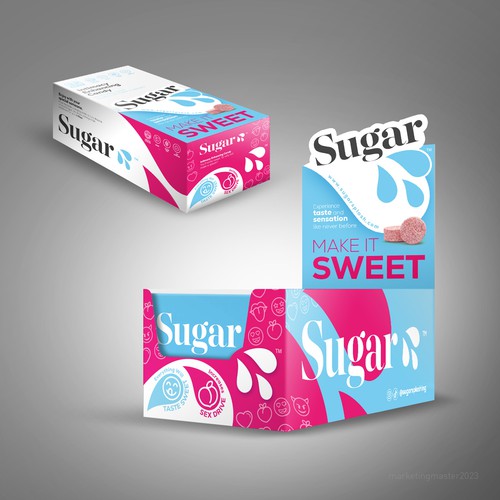 Sugar Splash Retail Display Box Design by marketingmaster