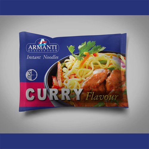 New Armanti Instant Noodles Design réalisé par syakuro