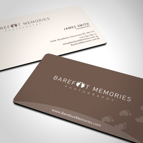 stationery for Barefoot Memories デザイン by conceptu