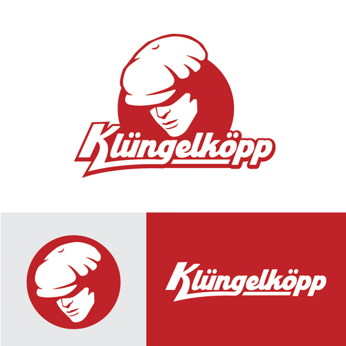 Modernes Bandlogo für professionelle Band mit Schlägerkappen als CI Design by Sukach