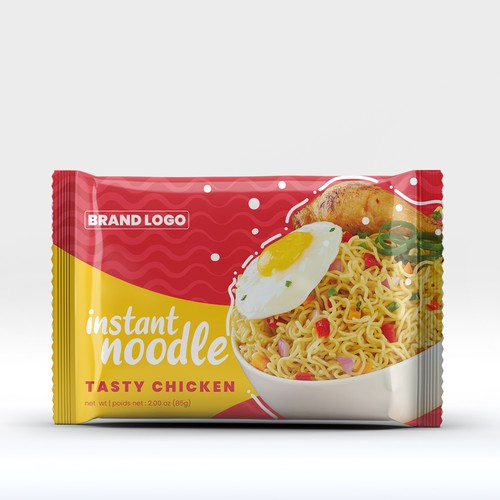 Fresh Identity for Instant noodles Design by CUPEDIUM