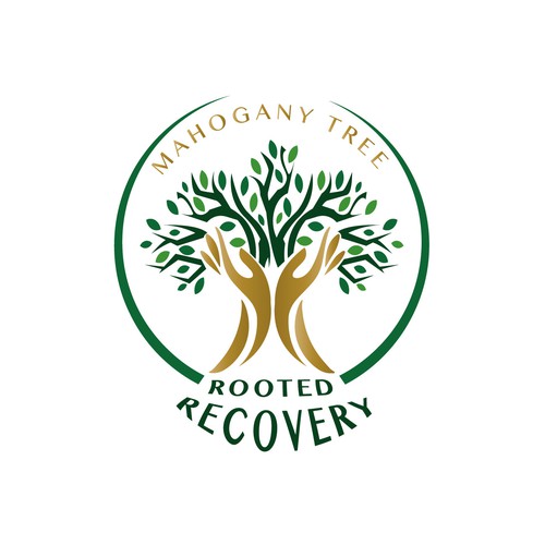 Mahogany Tree, Rooted Recovery.  Grow into new life! Design by TaSereda