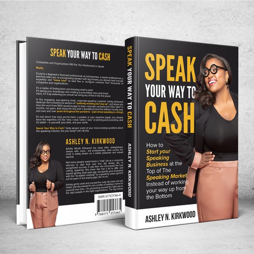 Design Speak Your Way To Cash Book Cover Réalisé par SafeerAhmed