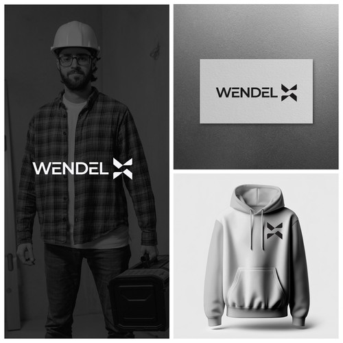 Luxury Logo Design for Wendel X — A Premium Construction Brand Built Different Design by des13n ©