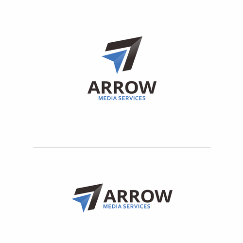 Arrow Media Services needs a simple, straight forward company logo Design by bengArt