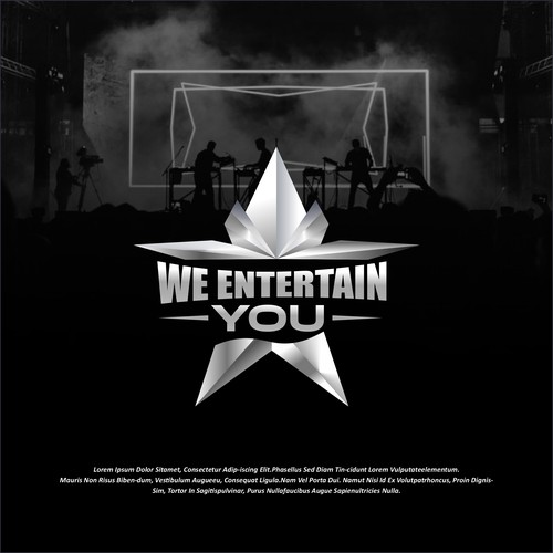 We entertain you - Logo for Tour Organizer for Music & big Scale Events Design by Kheyra_Aulia