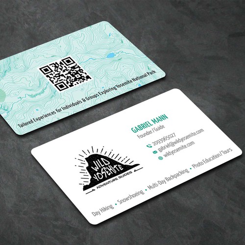 Designs | Business card design needed for Yosemite Adventure business ...
