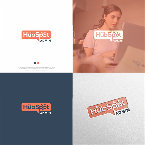 Bold logo that unites and champions the HubSpot Admin Design by MAFIArts