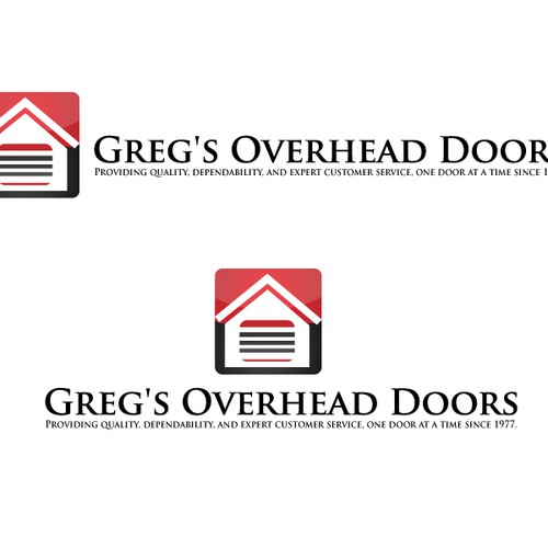 Help Greg's Overhead Doors with a new logo Ontwerp door Ovidiu G.