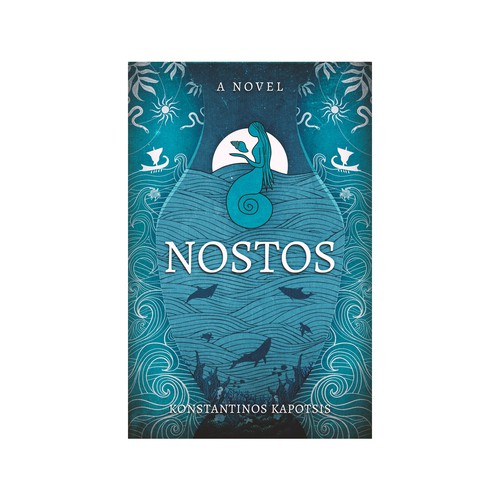 I want the charm of the sea and myths on a book cover Design by tukoshimura