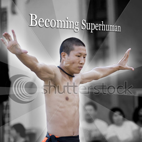 "Becoming Superhuman" Book Cover Design by Snaps
