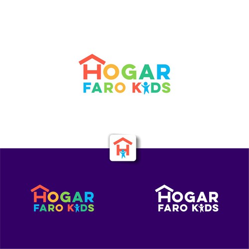 Design a kids logo for an orphanage. Design by Logood.id