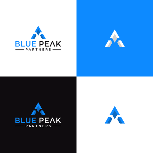Ascend with Us: Blue Peak Partners Logo Challenge – Create a Symbol of Innovation, Growth, and Su Diseño de OxVa