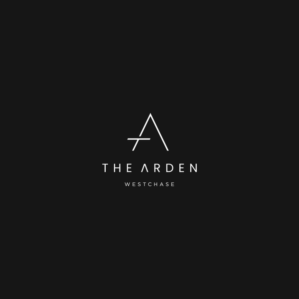 Simple Lettermark TA logo concept for The Arden.