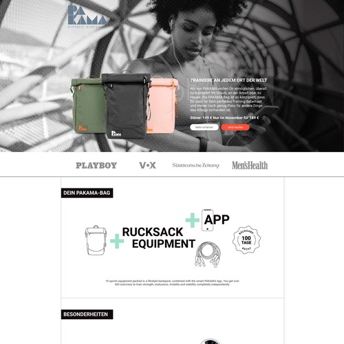 Landing page design contest entry by Antonio Castello ⚡️