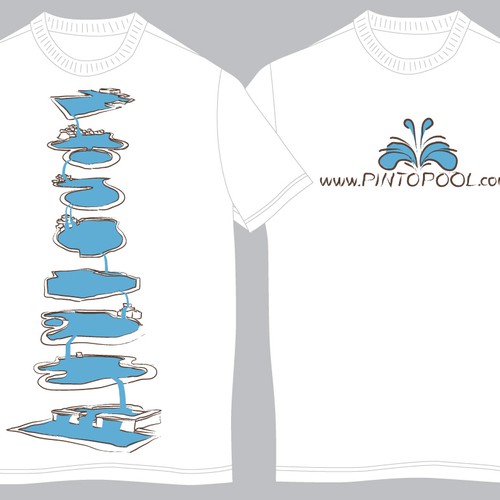 NEW Tshirt Design for swimming pool company Design by Cascades Creative