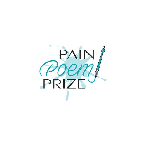 Pain Poem Prize - Playful Logo Design by cvektor™