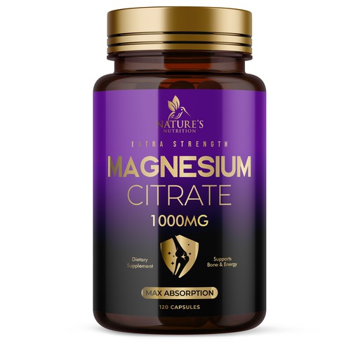 Premium Magnesium Citrate Design needed for Nature's Nutrition Design by UnderTheSea™