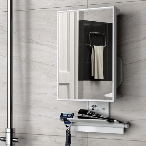 3D Rendering of Fogless Mirror in Shower/Lifestyle Environment (Fogless Mirror CAD file included!)) Design by Mobolaji_3D