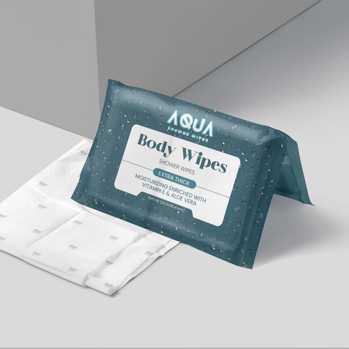 AQUA SHOWER WIPES :D Design by Mamun's_Creation