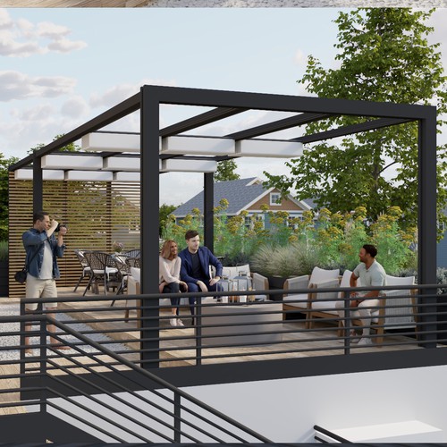 Ideation: Roof Top Terrace Design by Muzaena