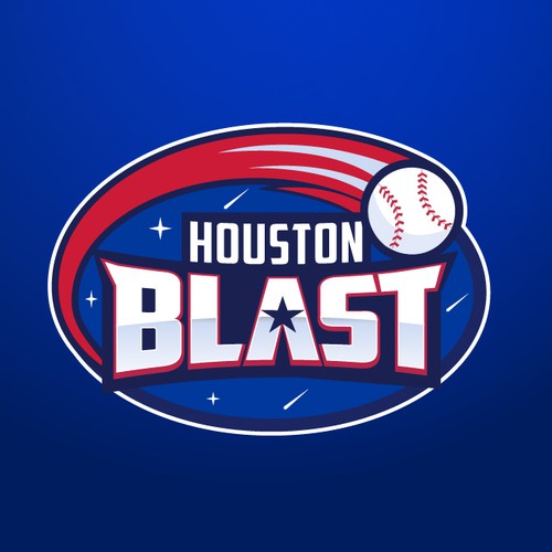 Designs | Logo for a youth baseball team- Houston Blast | Logo & brand ...