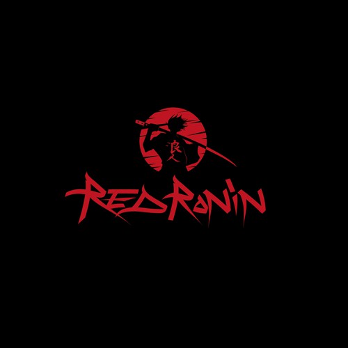 Anime-inspired logo for Red Ronin Design by Guido_Astolfi