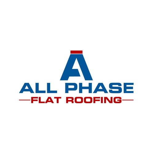 Flat Roofing Company Contest Design by ThinkART