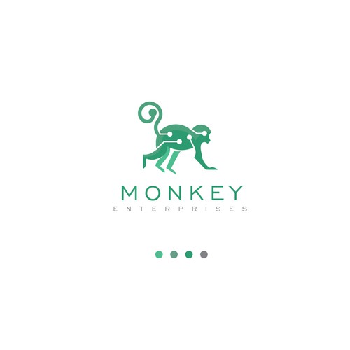 A bunch of tech monkeys need a logo for their Monkey Enterprises Diseño de Artmin