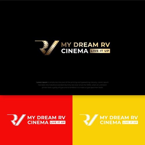 RV COMPANY EXPANDS INTO MOVIES AND PRODUCTION . NEED TO BLEND TO EXISTING LOGO Design by CreativeJAC