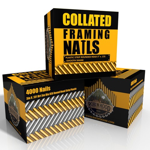 Dare to Impress: Design a Modern and Sleek Nail Box Packaging Design by Chris John'son