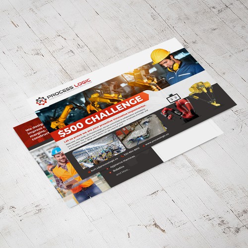 Robotics and automation post card Design by Y&B