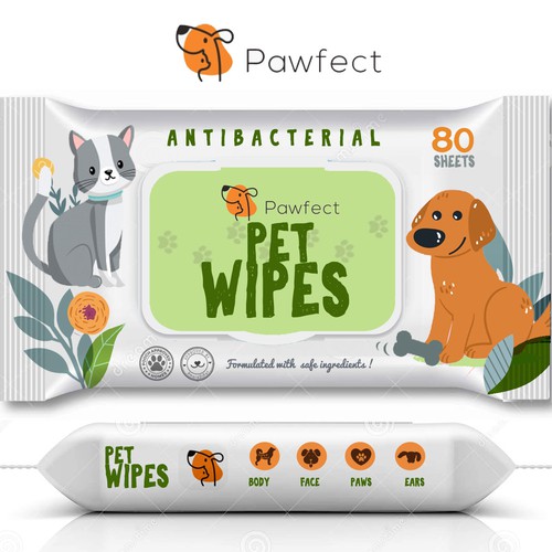 PAWFECT--the perfect pet brand Design by Ozike